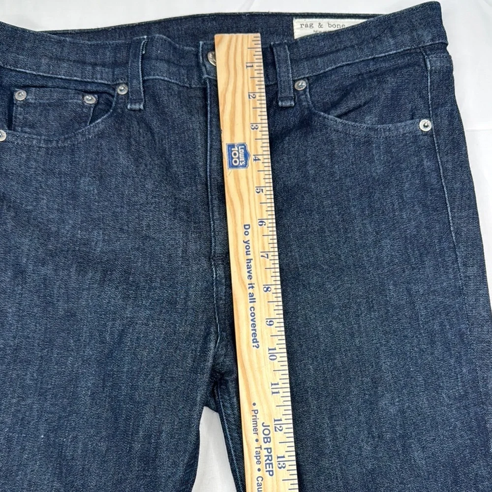 rag & bone size 28 Women's Skinny Jeans - Dark Blue Wash indigo high rise denim - Picture 3 of 11